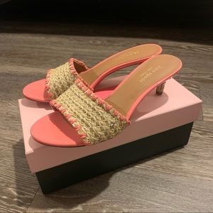 kate spade seberg heeled sandals sz 7.5